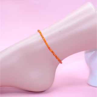 Lắc chân đá phong thuỷ Zircon cầu tài lộc may mắn bình an UPCARA