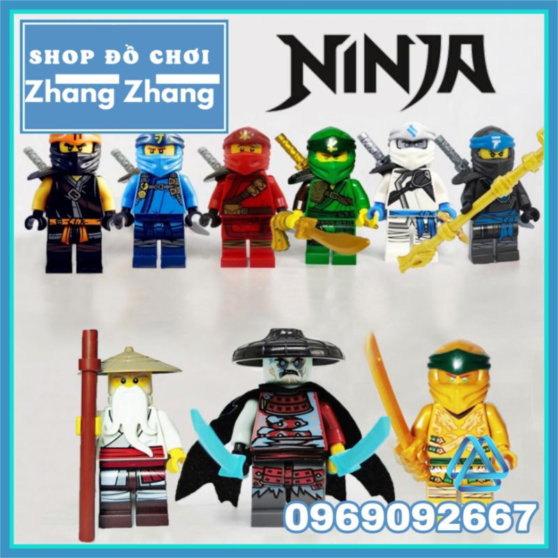 Xếp hình mô hình Ninja và Ice Emperor Minifigures PRCK GA107 114