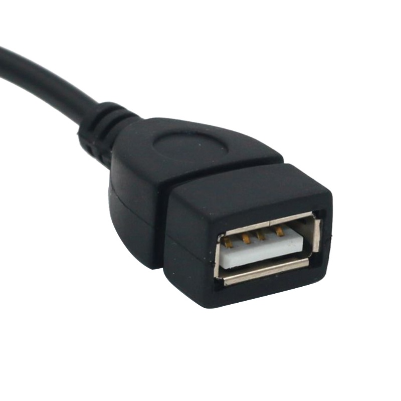 Dây Cáp Chuyển Đổi Usb Sang Ổ Đĩa U 3.5 mm / 12 V Màu Đen Cho Máy Nghe Nhạc Mp3 Trên Xe Hơi