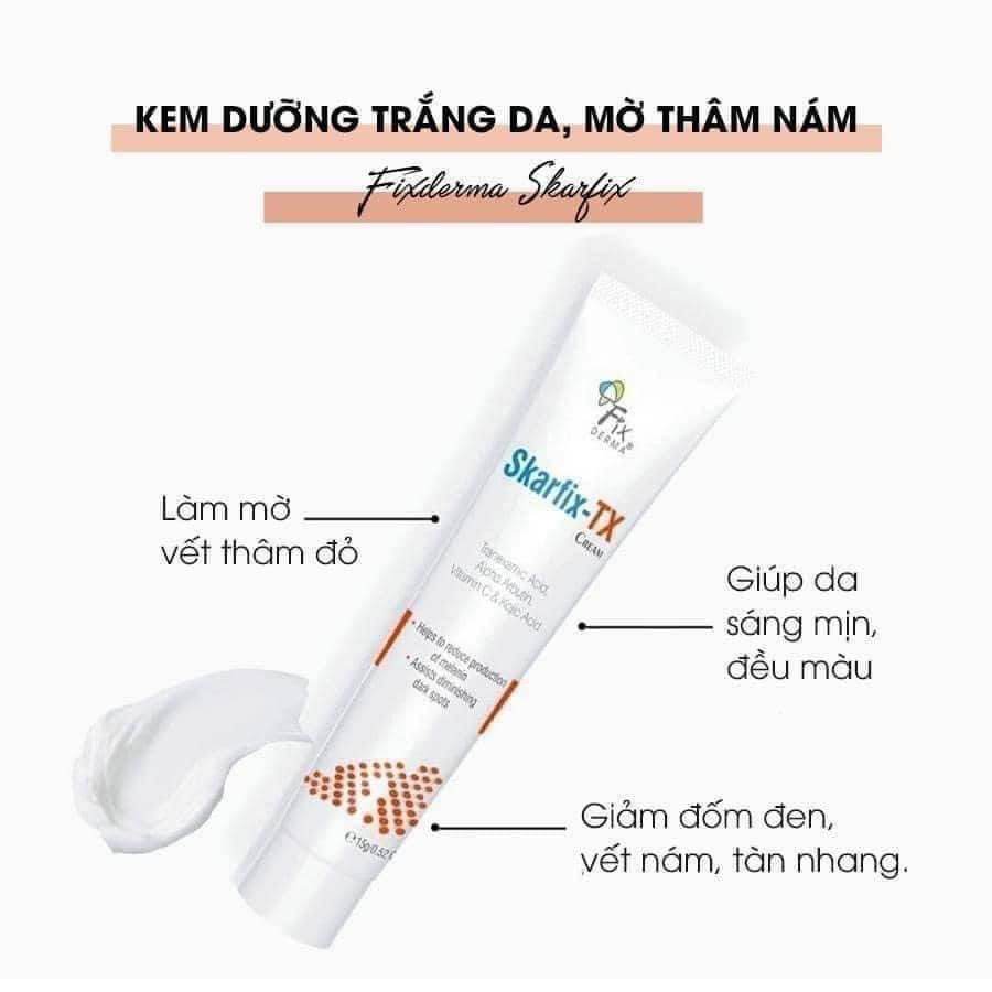 Kem mờ thâm nám Fixderma Skarfix-TX 15g GentsOfficialStore