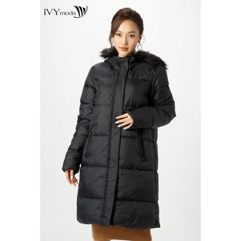 Áo khoác phao nữ dáng dài IVY moda MS 71B8857