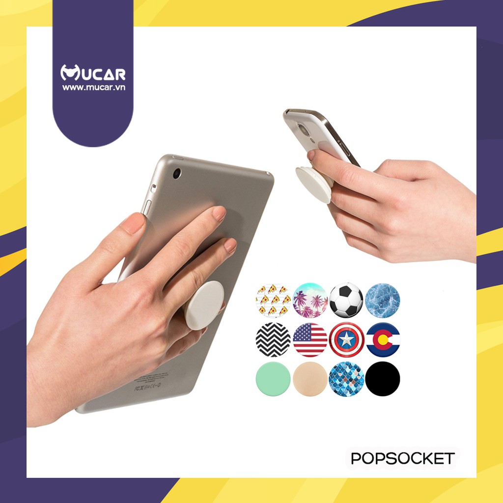 Giá đỡ điện thoại đa năng popsocket hình dễ thương, có kèm giá đỡ dùng cho xe ô tô [Hình ngẫu nhiên] | BigBuy360 - bigbuy360.vn