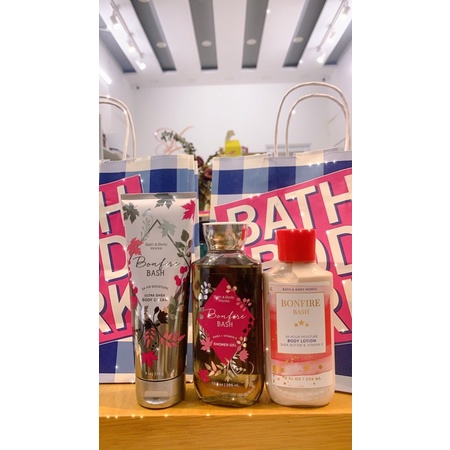 [BBW] Xịt Thơm, Sữa Tắm Bath &amp; Body Works - BONFIRE BASH