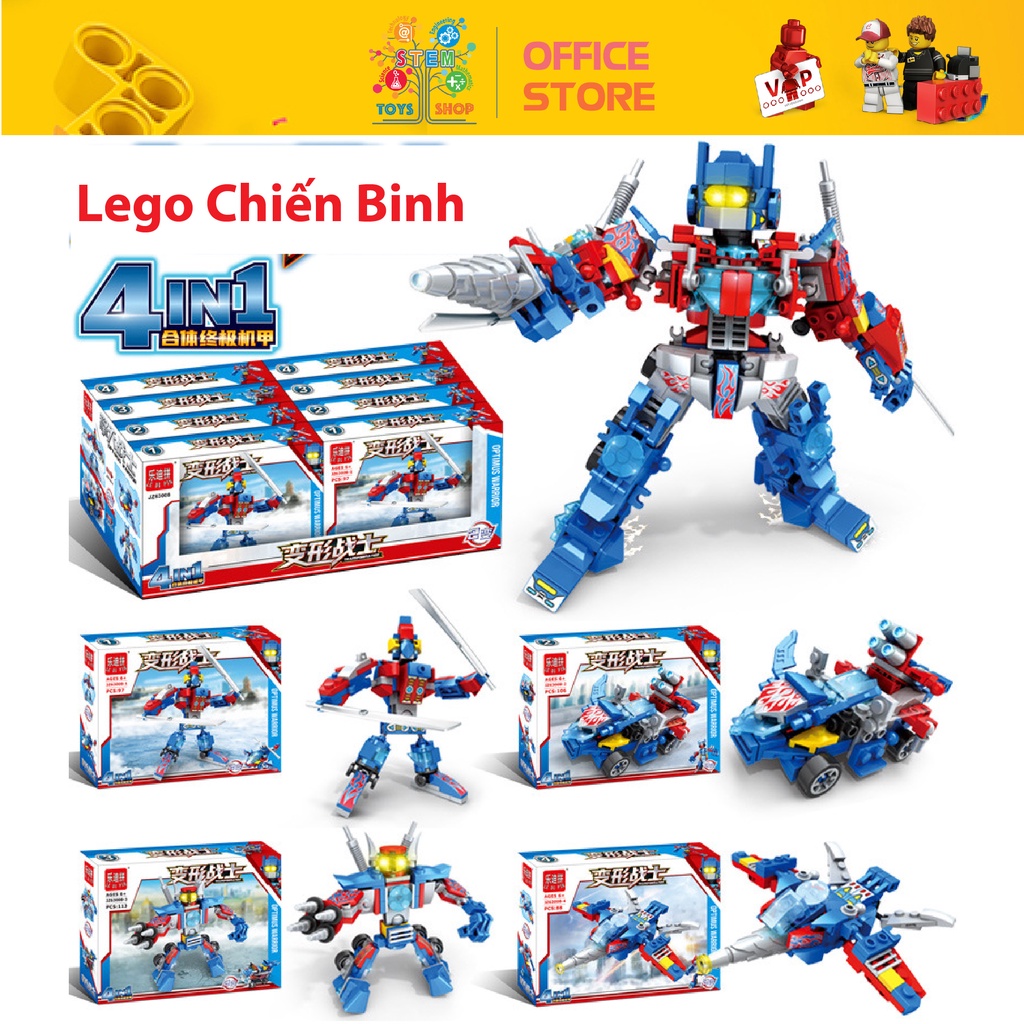 Đồ Chơi Lắp Ráp Chiến Binh Người Máy Wasp Mech Chất Liệu An Toàn Đồ Chơi Thông Minh Sáng Tạo Cho Bé Trai Bé Gái