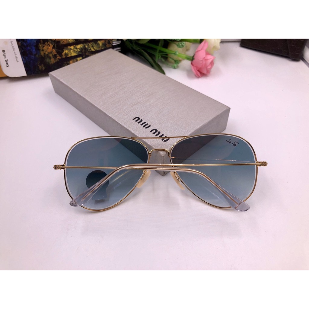 💯❤MẮT KÍNH THỜI TRANG❤💥 RAY BAN TRÒNG THỦY TINH 2 MÀU CÓ VÁNG S6570 💘❤ GỌNG MẠ VÀNG💛💛 SIÊU SANG CHẢNH❤💯