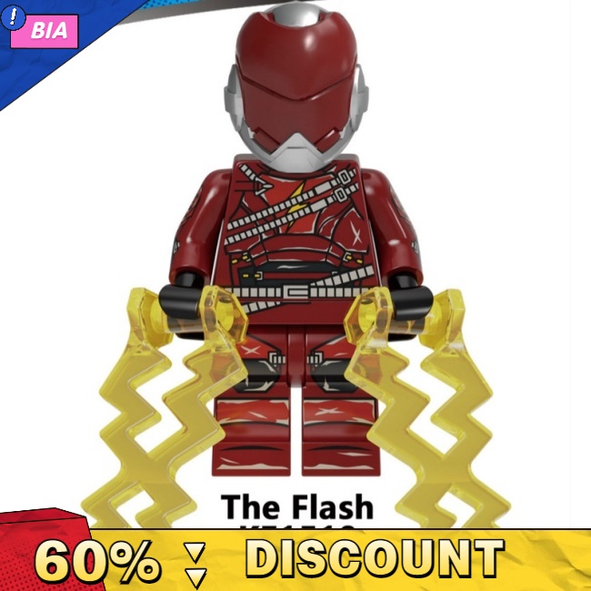 Batman the Flash Superman Minifigures DC Justice League Super Heroes Building Blocks Kids Lego Toys KF6136