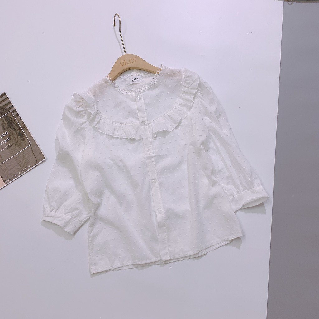 ÁO SƠ MI TRẮNG HẠT