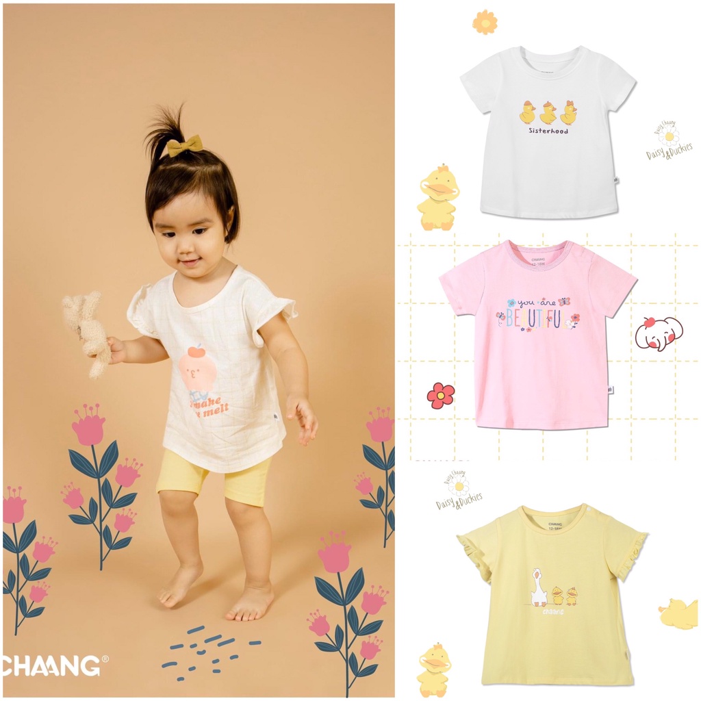 [CHÍNH HÃNG] Áo cộc tay Summer họa tiết trẻ em Chaang