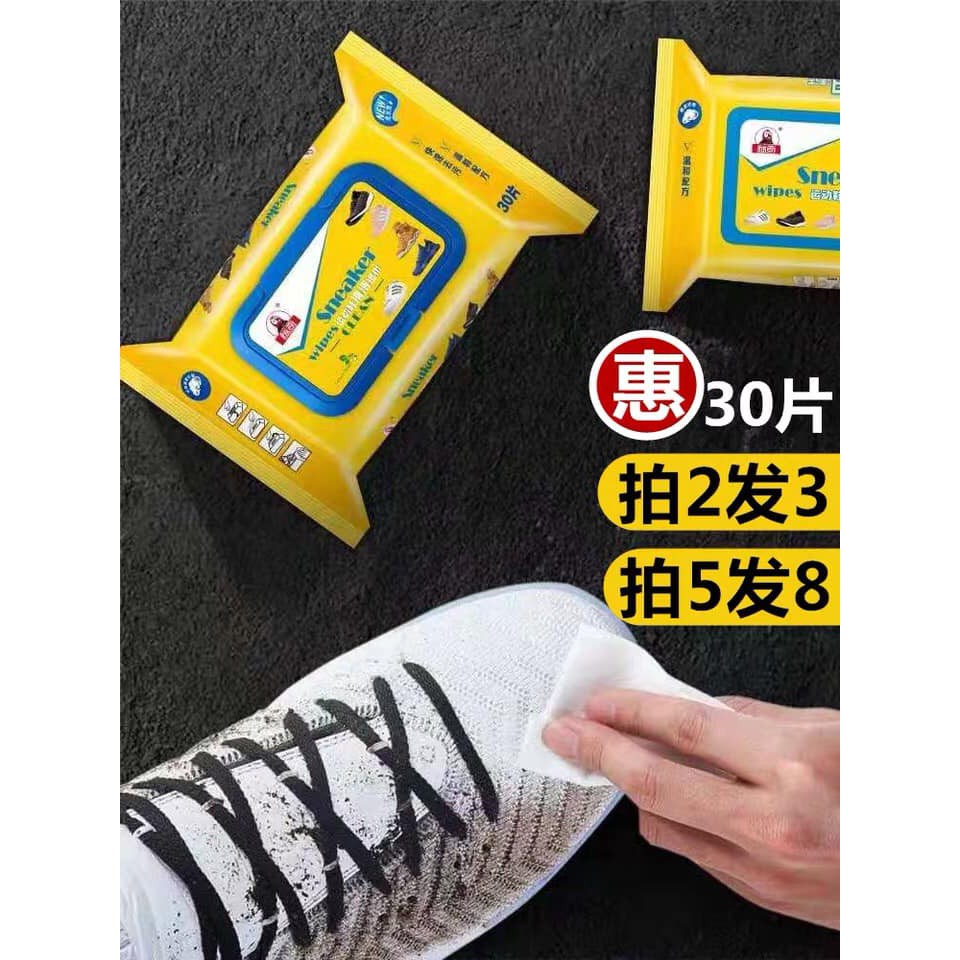 Gói 30 tờ giấy lau giày thần thánh sneaker