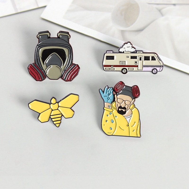 Ghim Cài Áo Kim Loại Tráng Men Hình Phim Breaking Bad Dành Cho Nữ