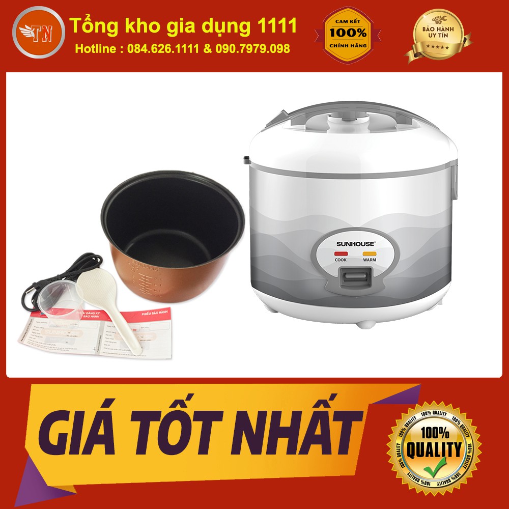 nồi cơm điện 1.8L SUNHOUSE SHD8602