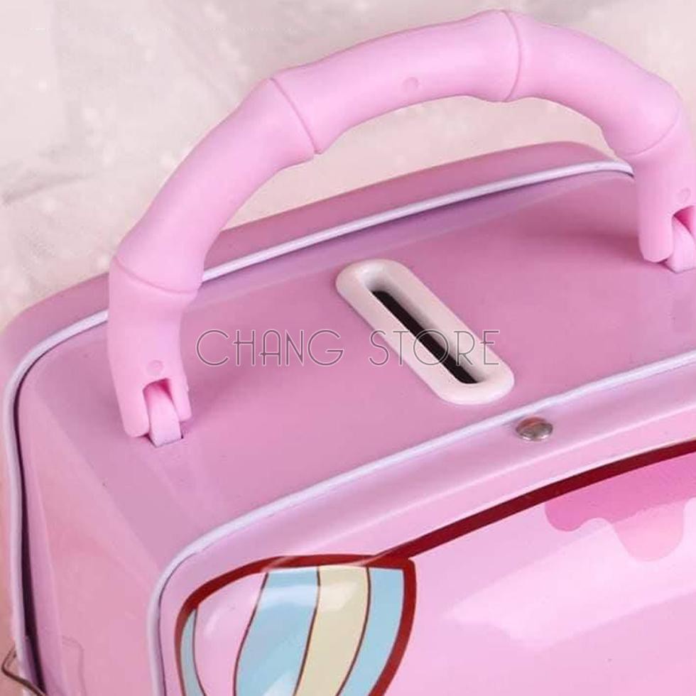 Két Sắt Con Heo Tiết Kiệm Có Khóa Cho Bé Yêu