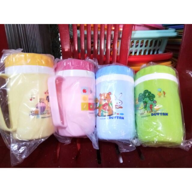 Ca cách nhiệt duy tân 350-500-750-1000ml.Giao Màu Ngẫu Nhiên.