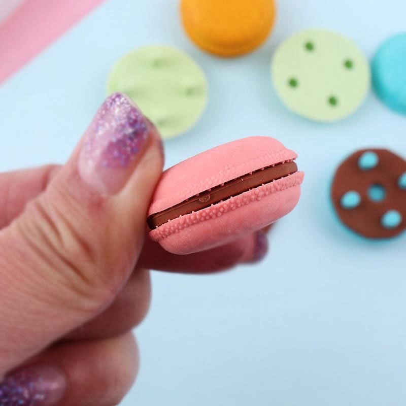 Cục tẩy hình bánh macaron dễ thương