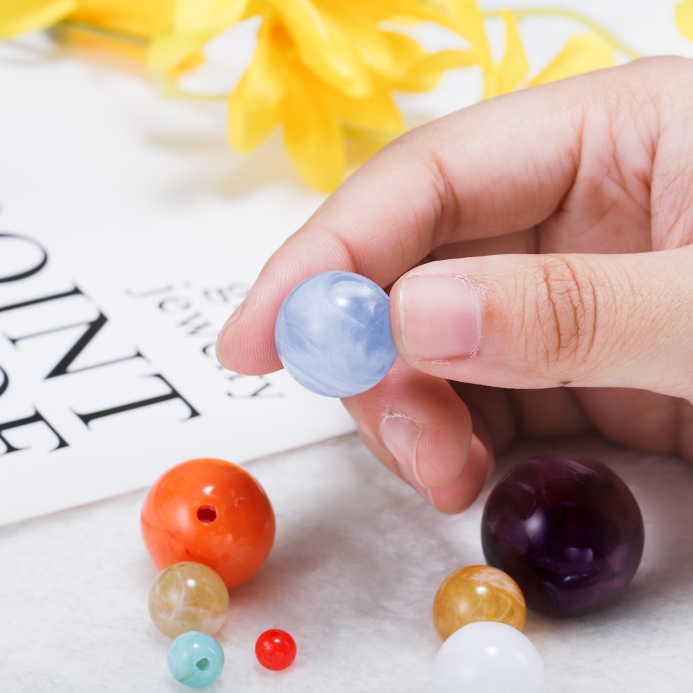 Set 200/100/20/10 hạt đá giả làm trang sức thời trang