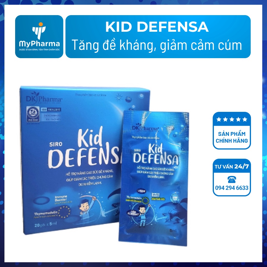 Siro Kid Defensa - Tăng đề kháng (100ml) Dược Khoa