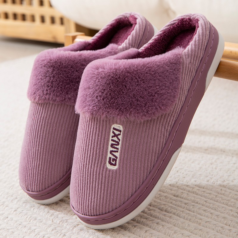 Dép Bông Đi Trong Nhà Siêu Ấm Chống Trơn Trượt Dành Cho Nam - Nữ