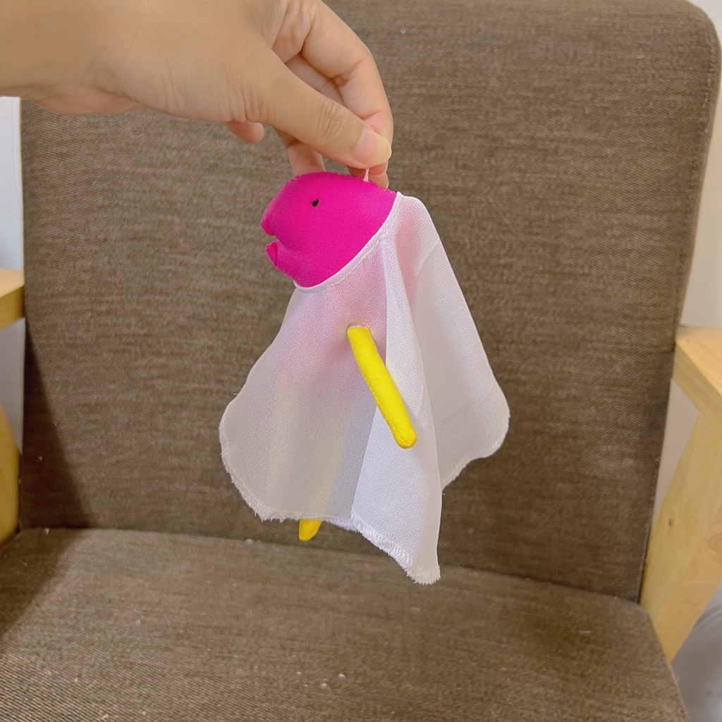 Móc Khóa Cá Ma Xinh Đẹp 16cm - Gấu Bông Đình May