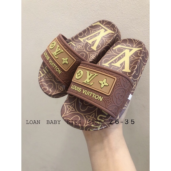 Dép lê L.V cho bé gái, bé trai hàng quảng châu loại 1