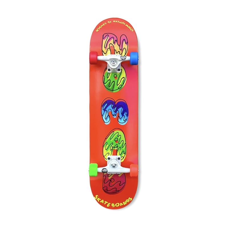 Ván Trượt Skateboard Chuyên Nghiệp Châu Âu - NOMAD COLORFUL CUSTOM COMPLETE 8.0