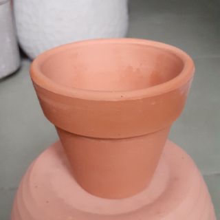 Chậu đất trồng cây mini 7k, 8x7cm