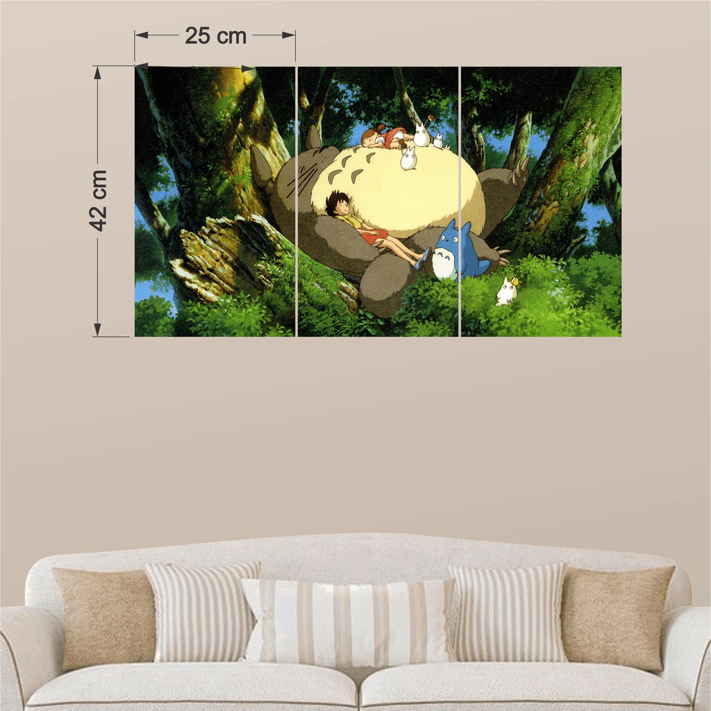 Combo 3 Tấm Poster In Hình My Neighbor Totoro -Hàng Xóm Tôi Là Totoro by AnimeX