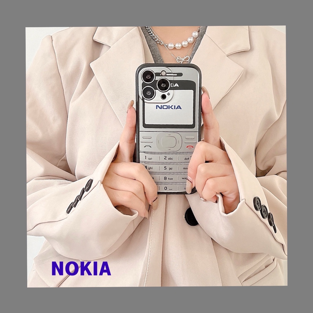 Ốp Điện Thoại Chống Sốc In Họa Tiết Nokia Cổ Điển Thời Trang Bảo Vệ Toàn Diện