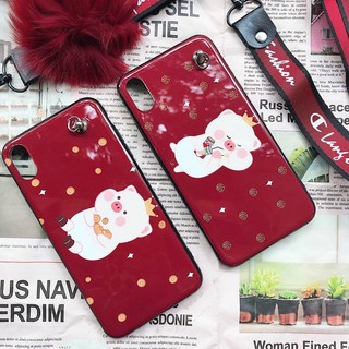 Ốp lưng iphone lợn bông tết