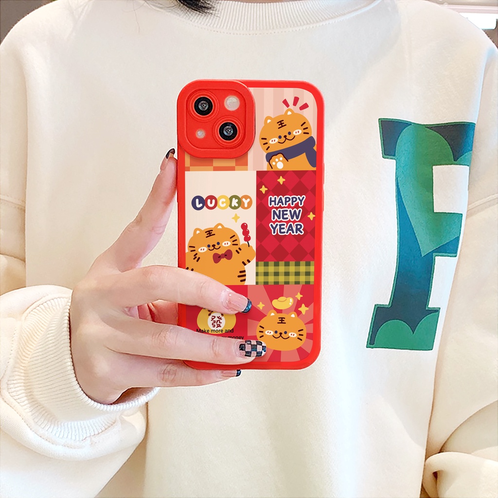 Ốp lưng iphone Hổ Năm Mới cạnh vuông 6/6plus/6s/6splus/7/7plus/8/8plus/x/xr/xs/11/12/13/pro/max/plus/promax | BigBuy360 - bigbuy360.vn