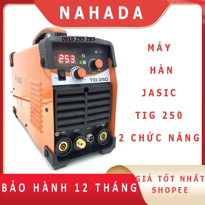 Máy Hàn Điện Tử JASIC TIG 250 Máy Hàn 2 Chức Năng Tig/ Que Mini Cầm Tay Cho Thợ