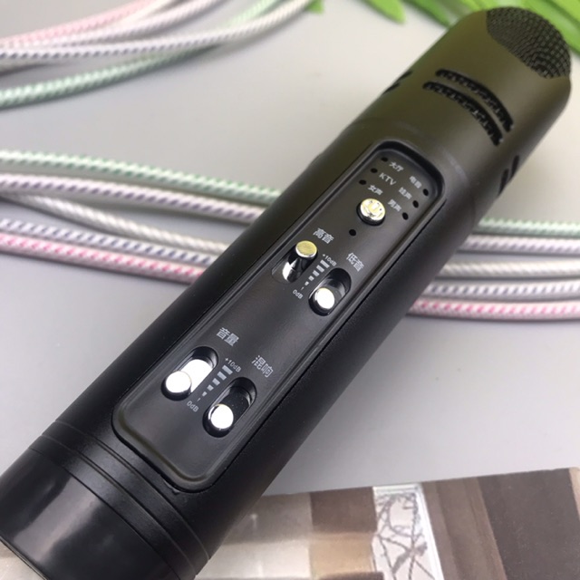 Micro Livestream Mini 3 Trong 1 C16 Đa Năng Chuyên Dụng Hát Karaoke Cá Nhân Thu Âm  mic Livetream Kiêm Sound Card