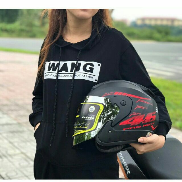 Mũ Bảo Hiểm 3/4 BOPA Có Kính