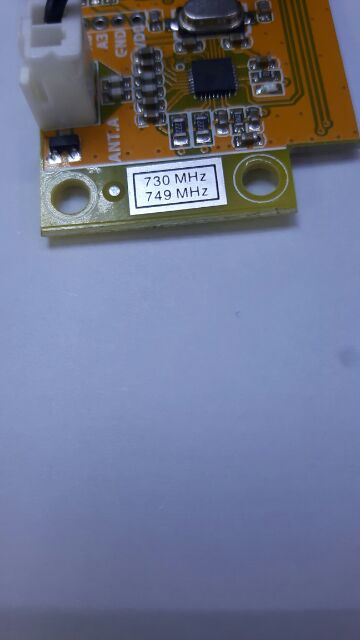 Mạch thu sóng micro UHF - tần số 730 - 749mhz - giá 1 board 280k