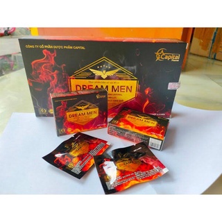 CHE TÊN Dream men HỘP 4 VIÊN hỗ trợ bổ thận,tráng dương,tăng cường sinh lực,hỗ trợ cải thiện sinh lý nam giới