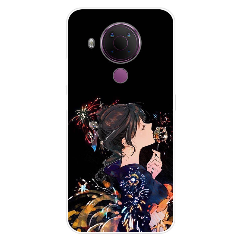 Nokia 5.4 Case Silicone TPU Back Cover Cartoon Soft Phone Case