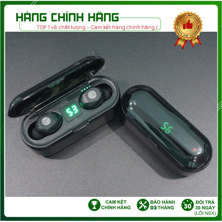 Tai nghe Amoi F9 - Bản Quốc Tế [FreeShip - Hàng Chính Hãng] Tai nghe true wireless| Nút cảm ứng| Sạc dự phòng| Pin 280h