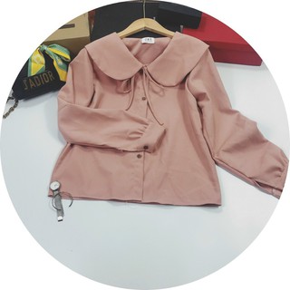 (sale) áo sơ mi nữ tay dài cổ nơ (video+ảnh thật)
