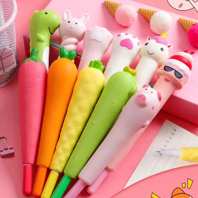 Bút Nước SQUISHY Xả Stress Nhiều Hình Dễ Thương Giá Rẻ Nhất