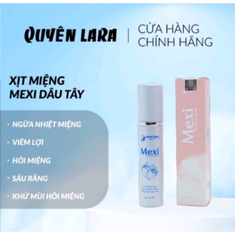 [Chính hãng] Xịt thơm miệng MEXI ,ngừa mùi, loại bỏ mùi hôi