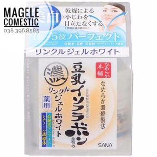 Kem Dưỡng Nâng Cơ Thon Mặt Sana Nameraka Soymilk 5 In 1 Nhật Bản 100gram