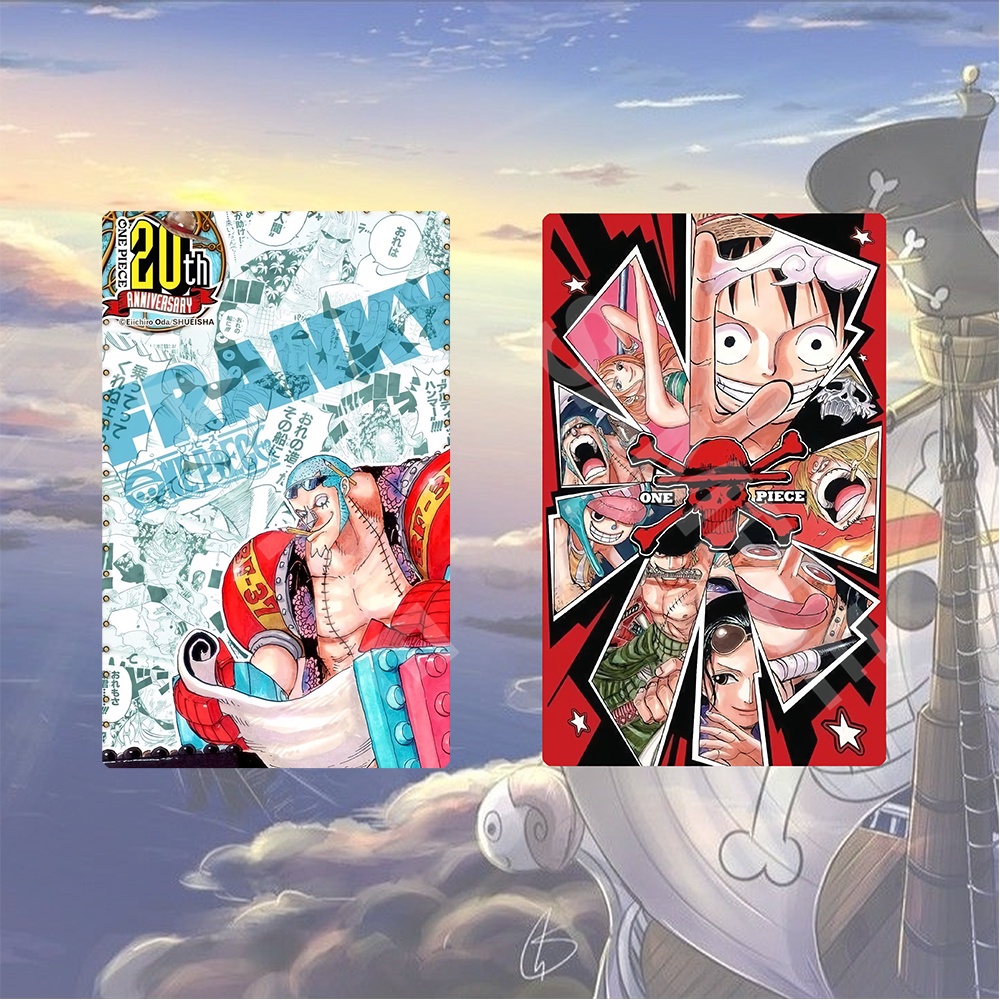 Ảnh card bo góc in hình ONE PIECE ver 20TH ANNIVERSARY Đảo Hải Tặc thẻ bo viền 5*8cm