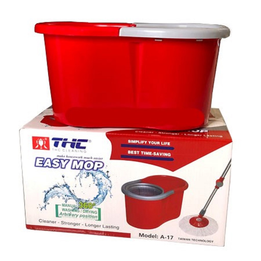 BỘ THÙNG LAU NHÀ 360 ĐỘ EASY MOP A-17