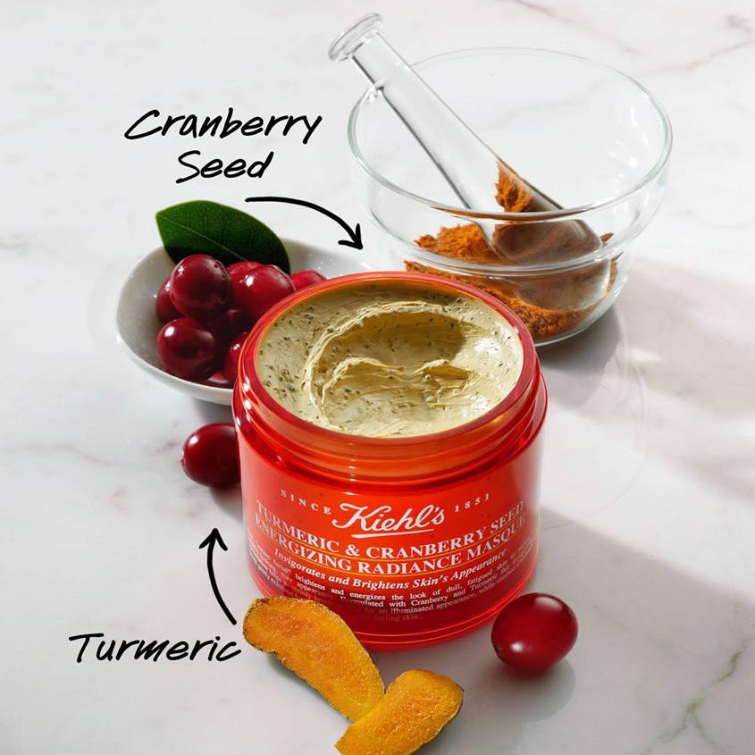 Mặt nạ nghệ Kiehl's Tumeric &amp; Cranberry Seed Energizing Radiance Masque 100ml