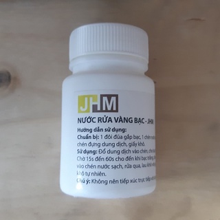 Nước rửa trang sức bạc JHM 40ml