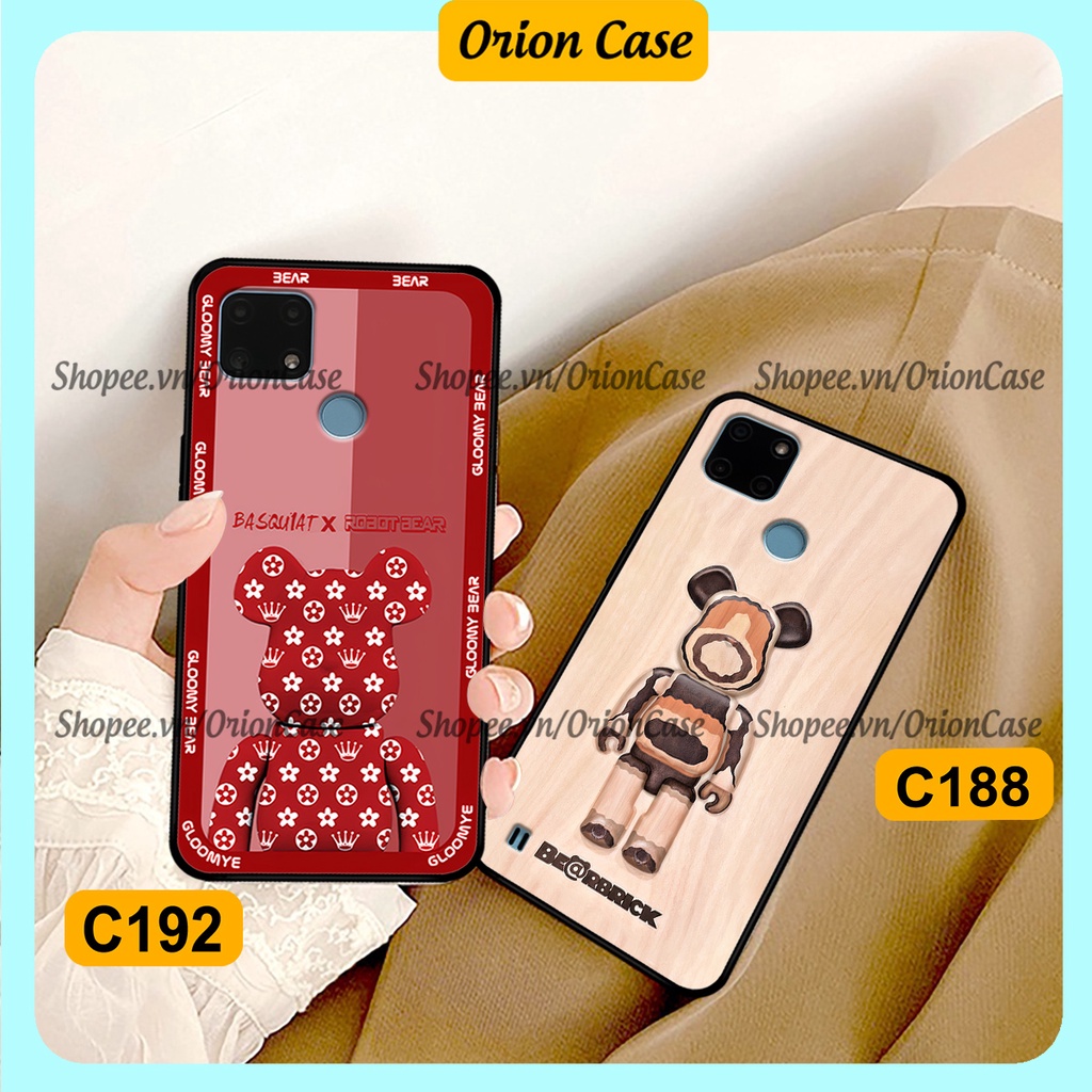 Ốp lưng Realme C21Y - C25 - C25Y in hình bearbrick 3D thời trang, cá tính. ốp chống sốc, bền đẹp