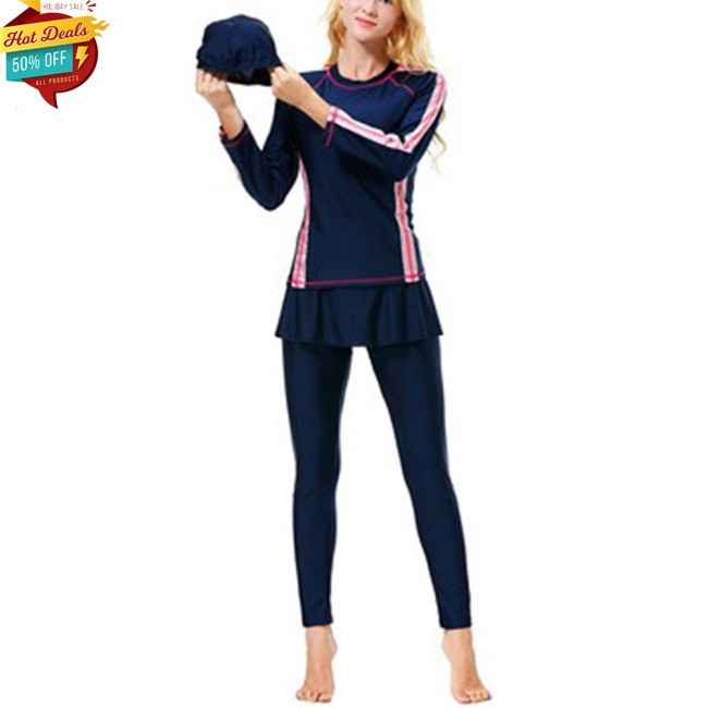 Bộ Đồ Bơi Liền Thân Dài Tay In Họa Tiết Gợi Cảm Cho Nữ | BigBuy360 - bigbuy360.vn