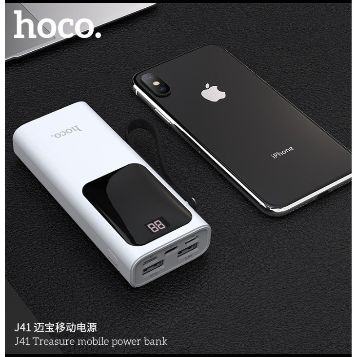 [Mã ELFLASH5 giảm 20K đơn 50K] [BH 6 THÁNG] PIN SẠC DỰ PHÒNG 10000MAH HOCO J41