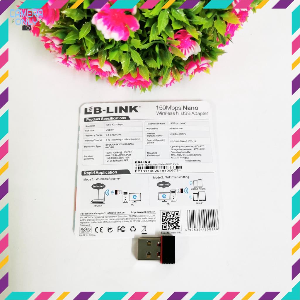 LB LINK - USB Wifi Nano tốc độ 150Mbps