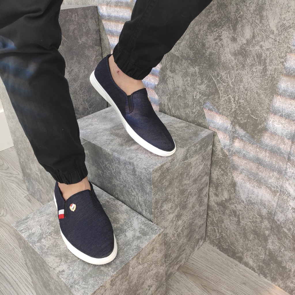 Giày lười vải nam đế cao su TL279 Shop Thành Long chuyên giày vải nam | BigBuy360 - bigbuy360.vn