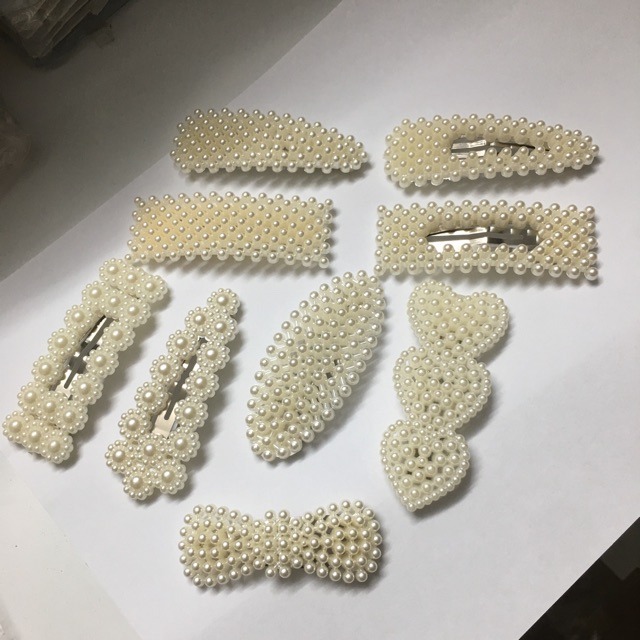 Sỉ kẹp tóc đính hạt Ngọc trai nhiều mẫu